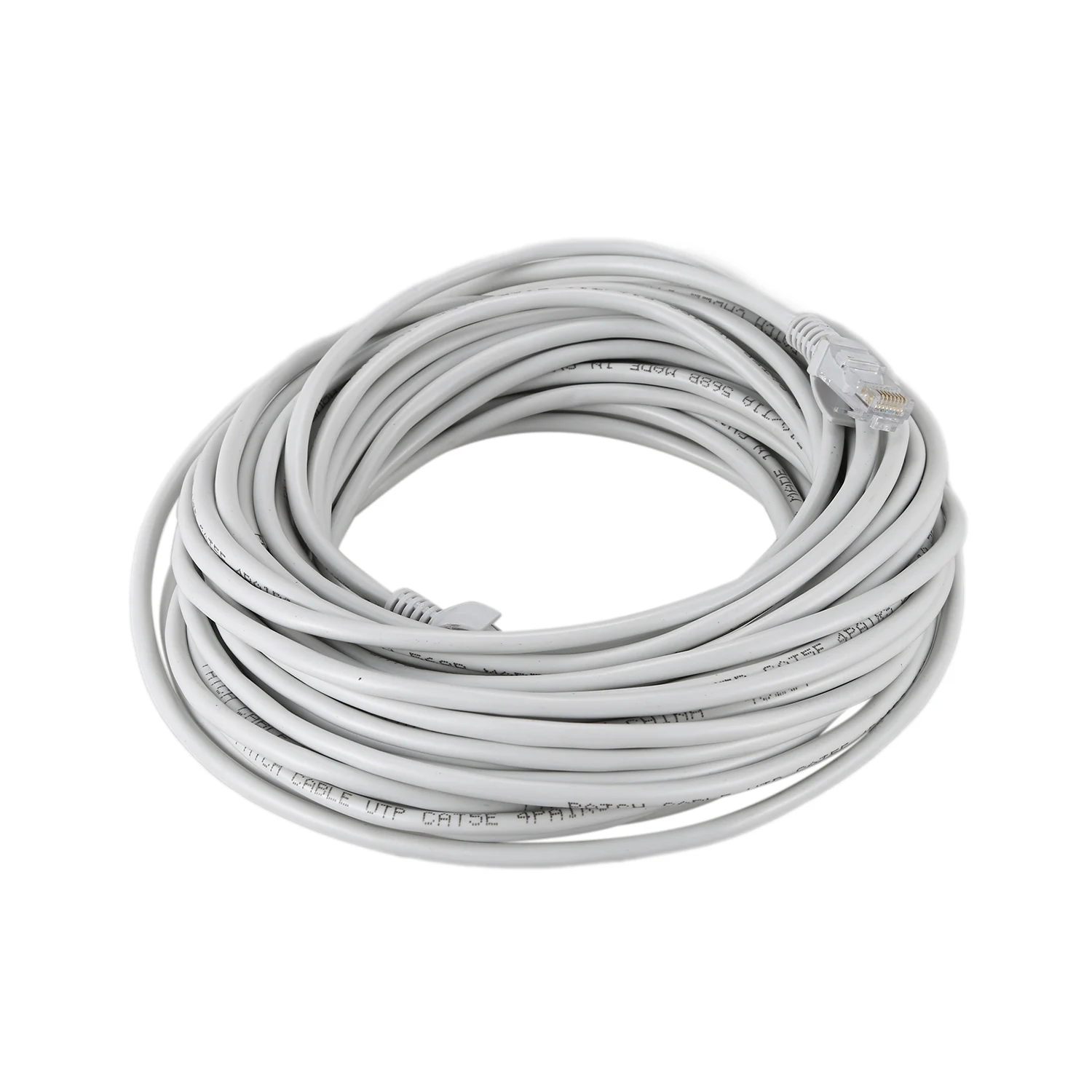 

wxj703 15M 50FT RJ45 CAT5 CAT5E Ethernet LAN Network Cable + Plug Connector Adapter