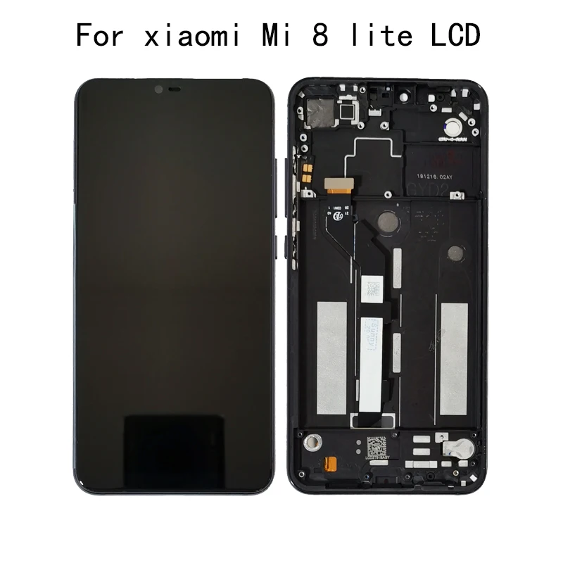 ЖК-дисплей для Xiaomi Mi 8 Lite Mi8 сенсорный экран дисплей с рамкой сменный | Мобильные