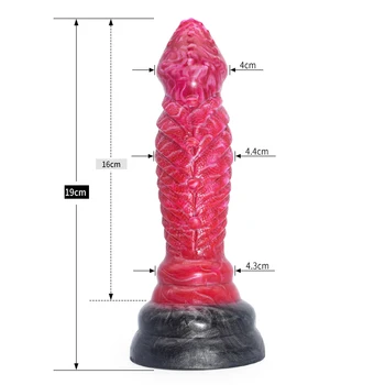 Dildo Animal Dog Penis Silicone G Spot Stimulating Huge Big Dick Suction Cup Anal Plug Sex Toys Masturbation Soft Stick Dildos 2