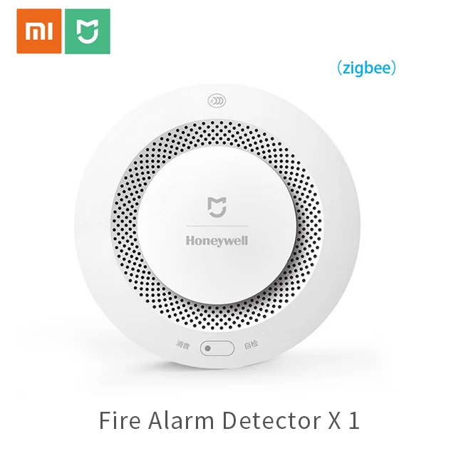 Xiaomi Mijia шлюз 2 Версия Смарт Honeywell пожарная сигнализация детектор Zigbee контроль газа сигнализация детектор CH4 монитор система безопасности - Цвет: Fire alarm Detector