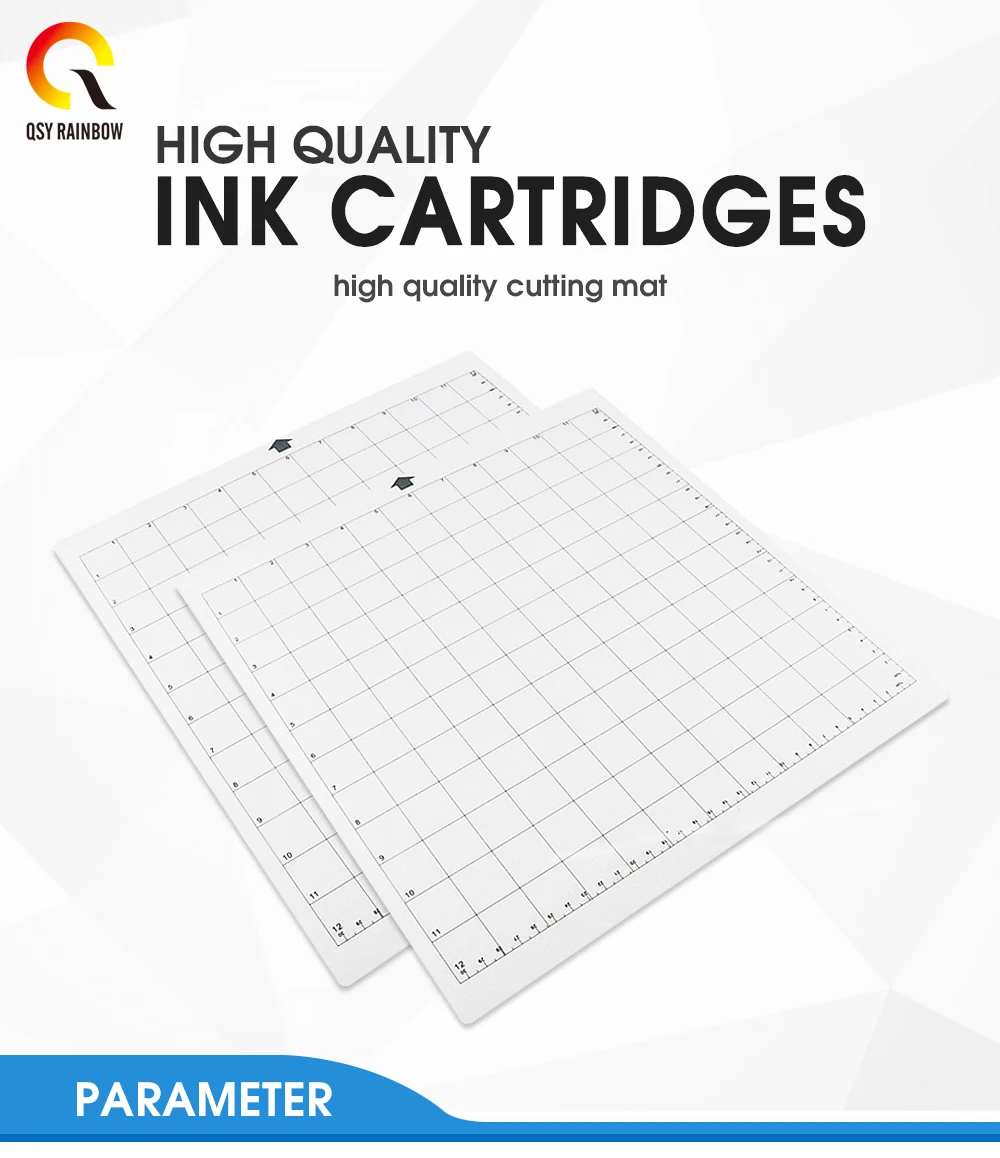CMYK Supplies 2 шт. совместимые резки мат прозрачный клейкий коврик с измерительная сетка для Силуэт КАМЕЯ печатной машины