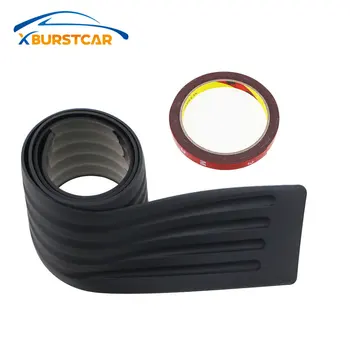 

Xburstcar Car Styling Black Rubber Rear Guard Bumper Protector Trim cover For Honda Accord FIT CITY CIVIC Crosstour HR-V Vezel
