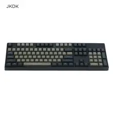 Колпачки для клавиш JKDK Dolch sky Double shot PBT Черные Серые смешанные
