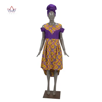 

bargain price New African Dresses For Women Dashiki short sleeve African Clothes Bazin Riche Party Dress for Lady ST170