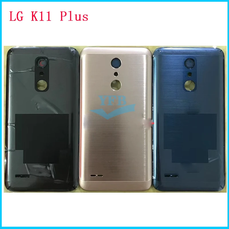10 шт./лот для LG k11 + LMX410 LMX410BCW корпус аккумуляторная крышка задняя Корпус дверь K11 Plus