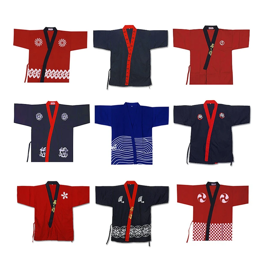 Форма шеф повара в японском стиле рабочая одежда для суши кухни ресторана