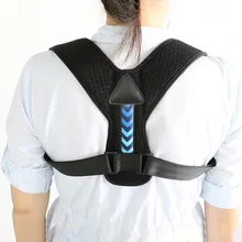 Плечевой Корректор осанки на ключице, пояс для поддержки спины, ортопедическая скобка для взрослых, регулируемый, для здоровья, неопреновый, для дома, для детей, для позвоночника