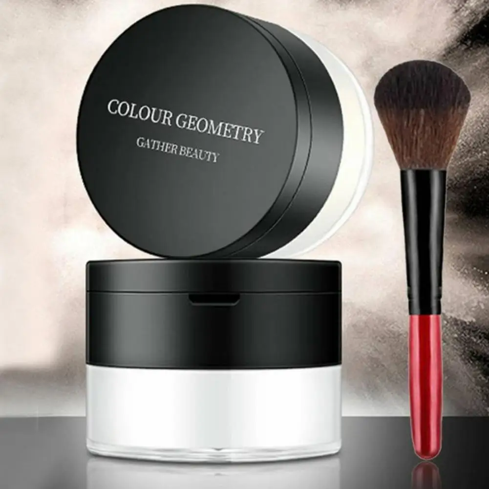 

Miracle Mattifying Oil Control Setting Powder Loose Powder Face-colour Concealer With Cosmetic Puff Beauty Women TSLM2