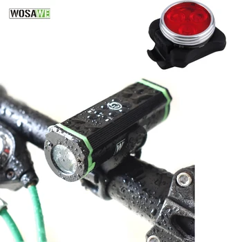 

WOSAWE Portable Bike Flashlight ML T6 Bike Light with USB Cable 800 Lumen Waterproof Front Bicycle Lights