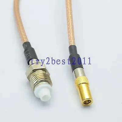 

DHL/EMS 20 Sets RG316 FME jack pin to SSMB jack pin Straight RF Jumper pigtail Cable 6inch -C1