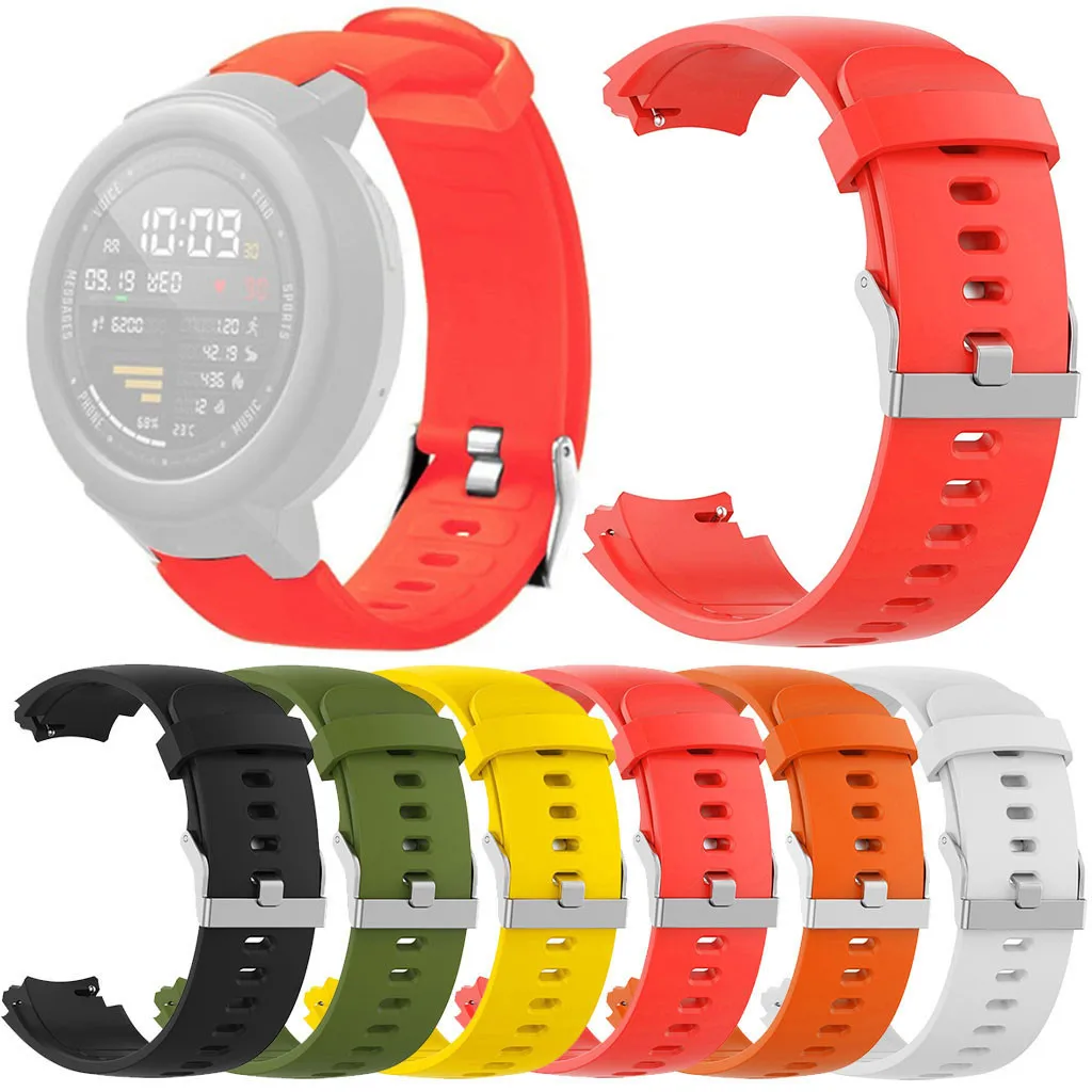 Ouhaobin Watch Band For Huami Amazfit Verge Youth A1808 Replacement Sport Silicone Strap 5.51&quot-8.46&quot | Электроника