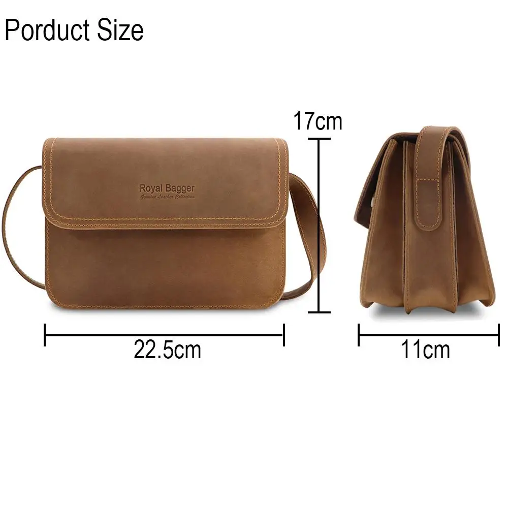 Royal Bagger, супер хит, новая мода, настоящая коровья кожа, сумка на ремне, для путешествий, мужская, деловая, повседневная, мессенджер, ретро, сумки на плечо