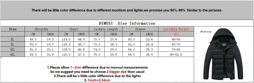 DIMUSI Winter Mens Jackets Male Outwear Thick Warm Hooded Parkas Coats Mens Stand Collar Slim Fit Windbreaker Jackets Clothing