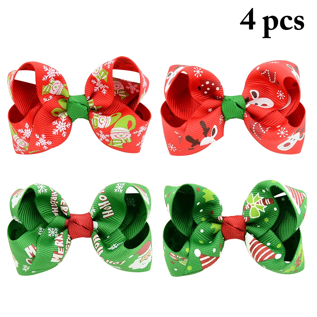 

Pet Dog Cat Hair Bow Hairpin Christmas Bow Variety Hair Clips Snow Pet Cats Grooming Christmas Party Hair Clips Hairclips
