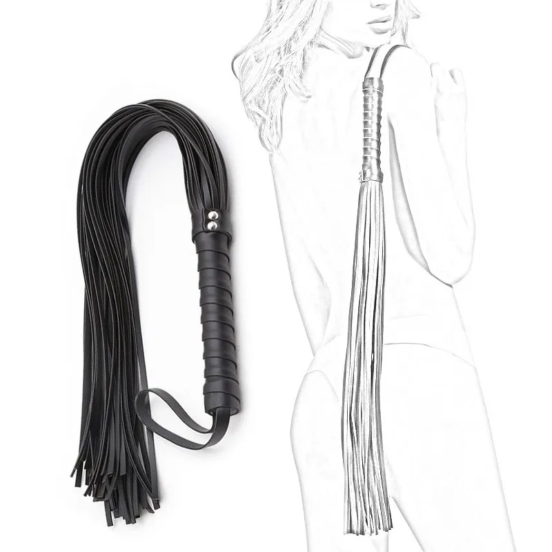 Sex Toys Erotic Sex Toy Sex Party Toys Sex Bondage Toys Slave Soft Leather Whip Adult Games BDSM Flogger Bondage Gear Sex Toys Flirt Couple Erotic Fetish Stimulates Queen Whips Cosplay