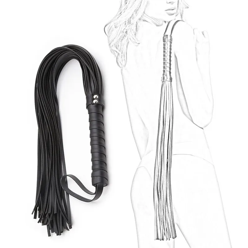 Slave Soft Leather Whip Adult Games BDSM Flogger Bondage Gear Sex Toys Flirt Couple Erotic Fetish Stimulates Queen Whips Cosplay