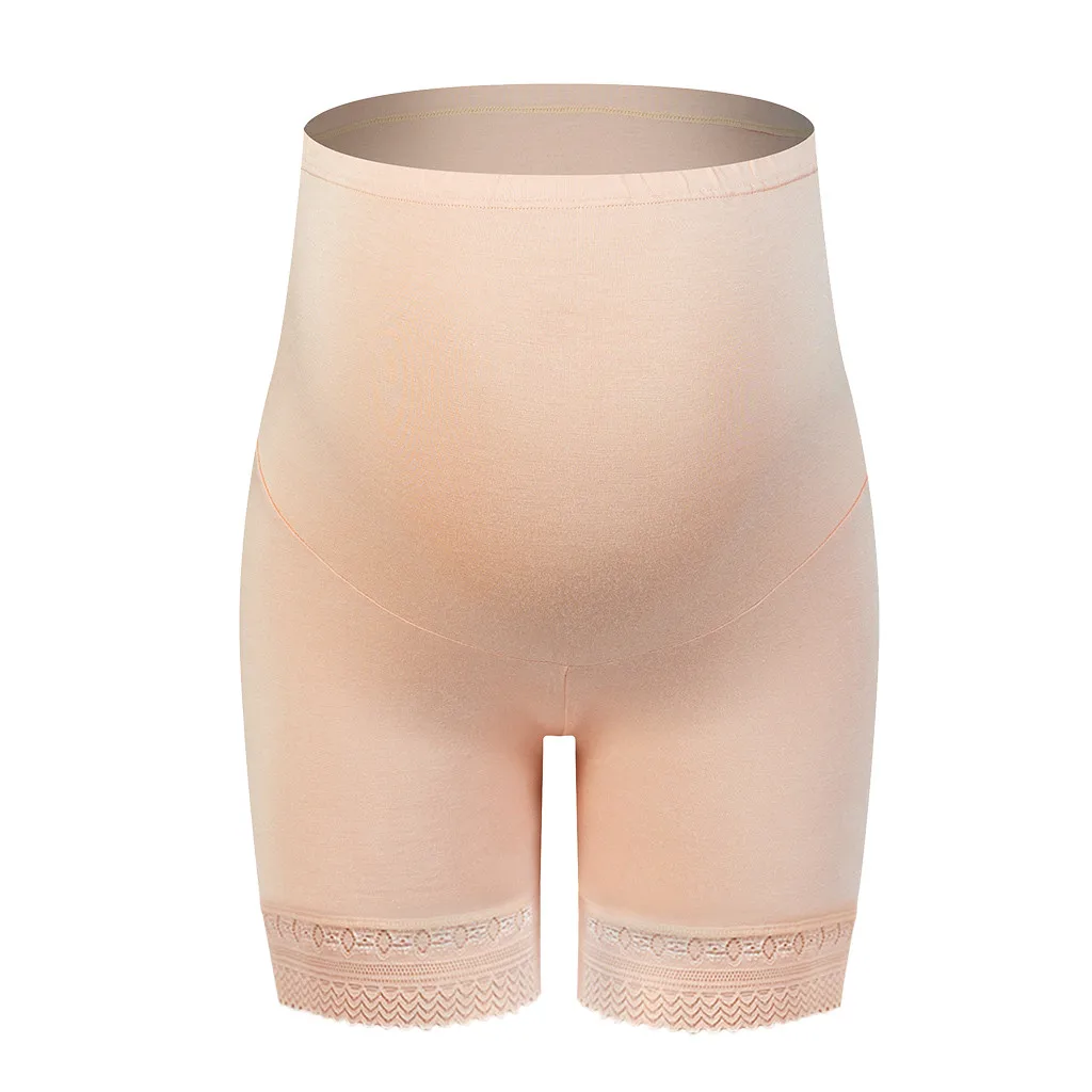 ARLONEET brand new maternity underwear shorts flat stomach lift pants high waist seamless lace side underwear safety pants
