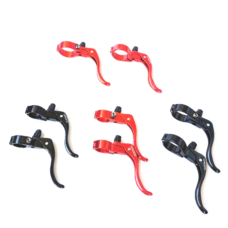 Hot sale Beautiful Practical Bike Brake Levers 1 pair V-brake Levers left right road folding Bike Brake Levers 22.2/31.8mm