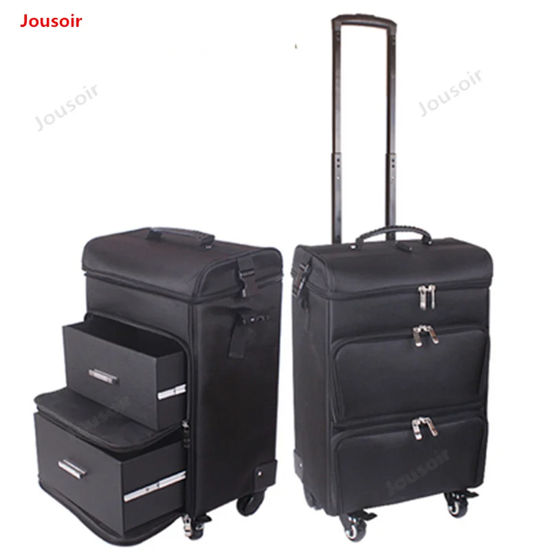 Cosmetic case trolley large capacity professional beauty tattoo nail toolbox universal wheel multilayer CD50 T03 | Электроника