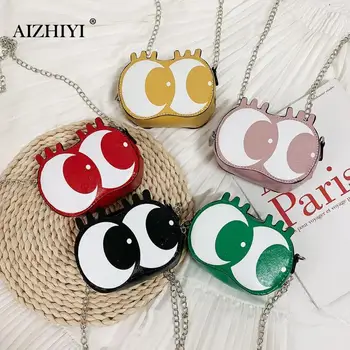 

Cute Kids Mini Purse Handbag Big Eyes Girls Leather Messenger Bag Crossbody Bag Eye Cartoon Cute Girls Purse Handbag