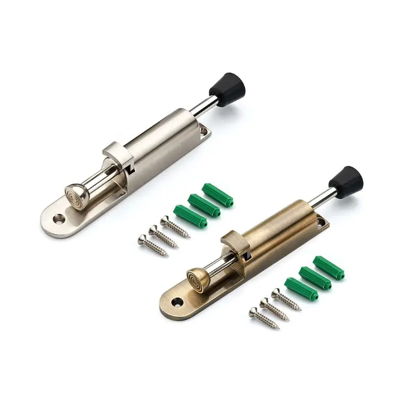 

Foot Operated Lever Door Stops Holder Adjustable Kickdown Buffer Fittings Hardware Tools Household