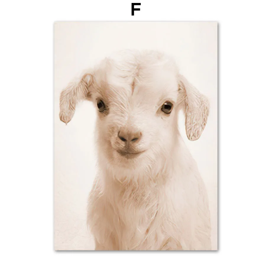 Farm-Animals-Cow-Horse-Rabbit-Sheep-Donkey-Wall-Art-Canvas-Painting-Nordic-Posters-And-Prints-Wall (8)