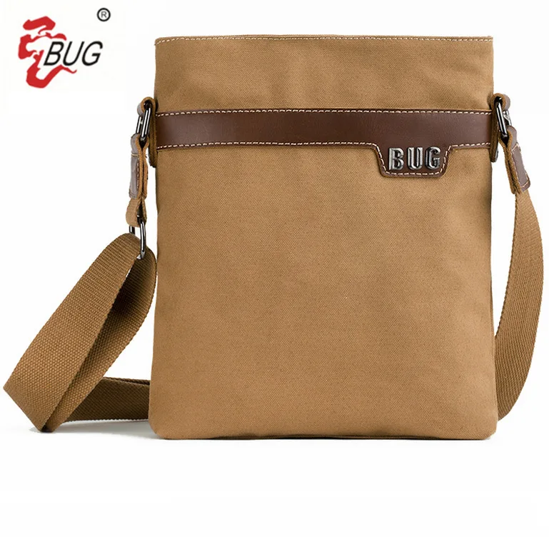 

2019 New Style Men Canvas with Cowhide Messenger Bag Fashion One Shoulder Canvas Bag Men Business Briefcase