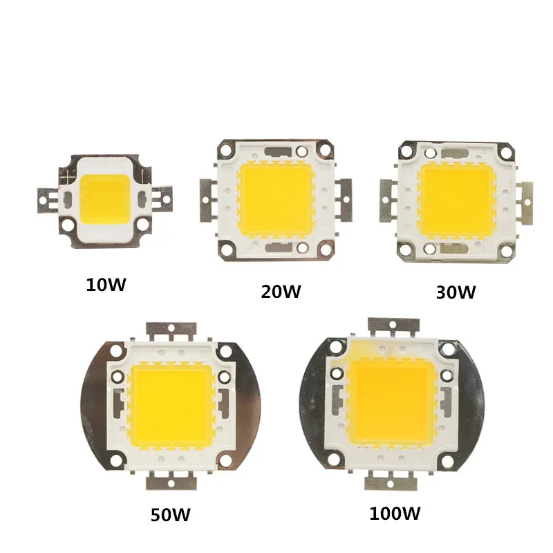 DC 9 12V 24 38V 10W 20W 30W 50W 100W COB Светодиодная лампа для прожектора прожекторное освещение