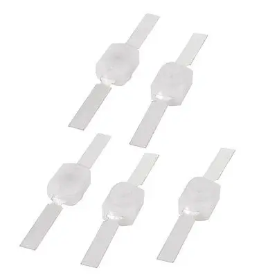 

5 Pcs AC 250V 1.5A 2-Pin Horizontal Electric Torch Push Button Switch White