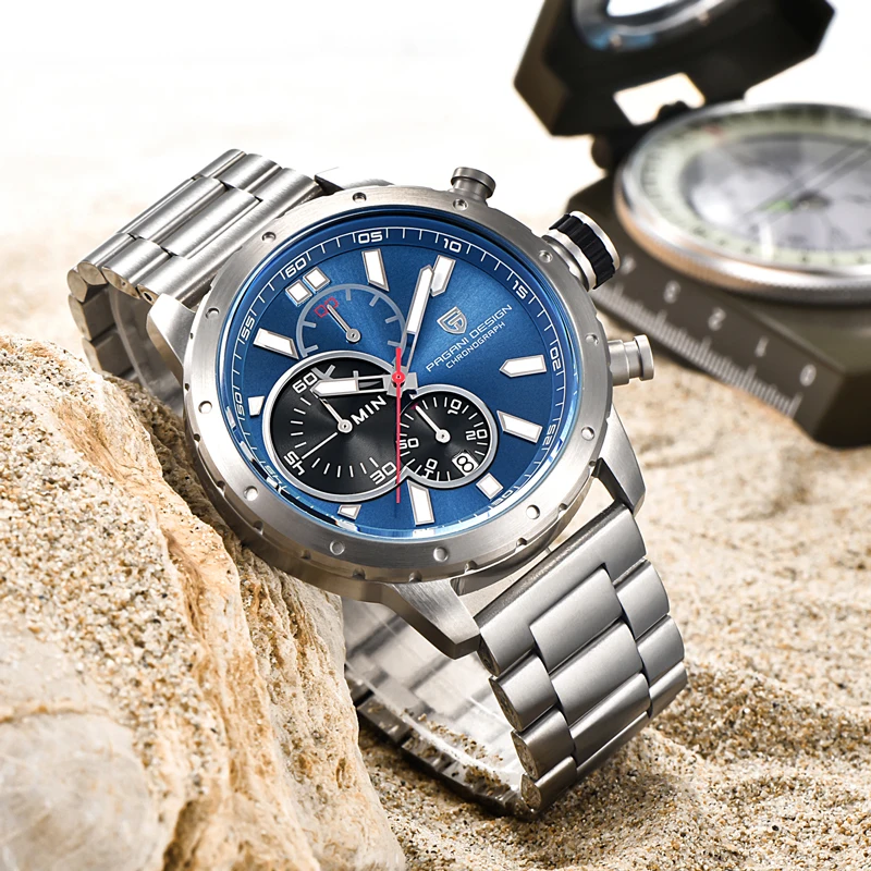 PAGANI DESIGN Fashion watches men s stainless steel waterproof watch men luxury brand clock Quartz wristwatch 4