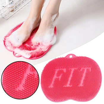 

Reduce Pain Shower Foot Scrubber Washing Non Slip Spa Massager Cleaner Bathroom Blood Circulation Suction Cup Home PVC Cushion