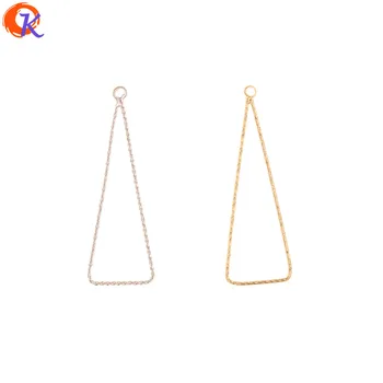 

Cordial Design 100Pcs 12*36MM Jewelry Accessories/Hand Made/Triangle Shape/Genuine Gold Plating/DIY Making/Earring Findings