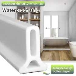 Барьер для душа, водоотталкивающая прокладка для ванной комнаты, резиновый регулируемый размер, ремень, блокировщик воды