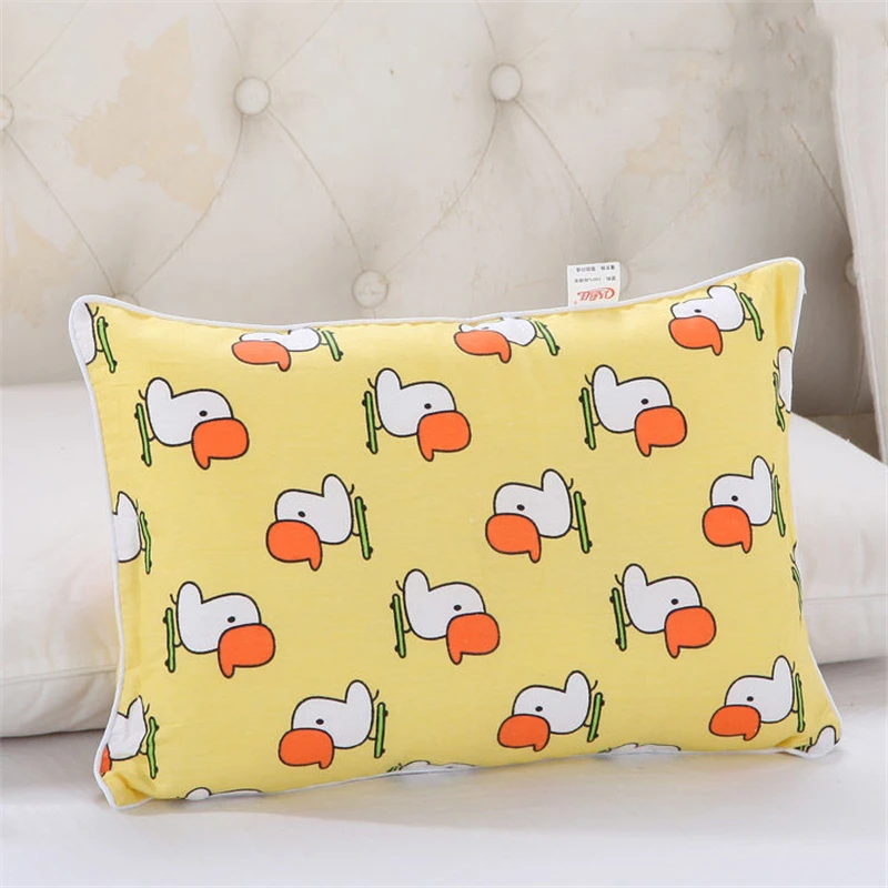 High Quality Cartoon Pillowcase Cotton Children Bed Pillow Cover 38*58cm Latex Memory Pillowcase Baby Comfortable Pillow Cover