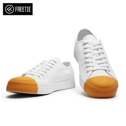 Xiaomi Mijia Freetie/Классическая парусиновая обувь; маленькие белые туфли на резиновой подошве; 3 цвета; Модная стильная повседневная обувь для мальчиков - Цвет: 44