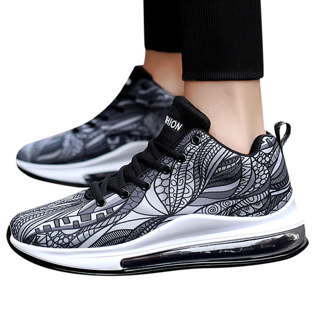 SAGACE Shoes Fashion Men's Outdoor High Air Cushion Shock Comfortable Shoes Male Casual Sports Shoes Students Shoes J12