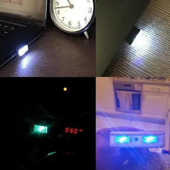 

5 Colors Mini USB LED Wireless Lamp Car Atmosphere Light Colorful Accessories UK Modeling Car Ambient Light Interior Light