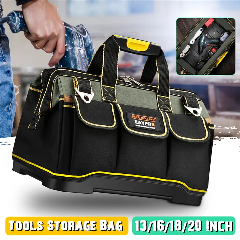 

13 16 18 20 inch Tools Storage Waterproof Bag Tool Bag Electrician Tools Carpentry Repair Portable Storage Organizers Box