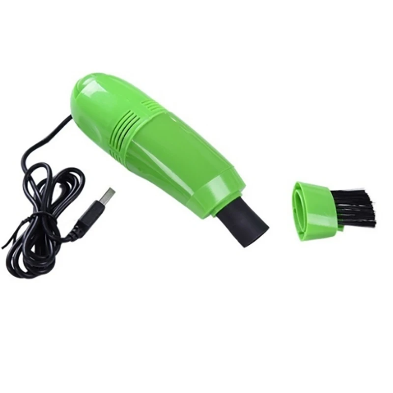 Новейший очиститель для компьютерной клавиатуры, USB гаджеты, мини USB очиститель для компьютерной клавиатуры, чистящая щетка для ПК, ноутбука, настольного ноутбука - Цвет: Green