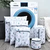 5 Sizes Exquisite Printing Washing Bag for Bra Socks Lingerie Wash Bag Multifunction Wash Organizer Underwear Laundry Bag Basket 1