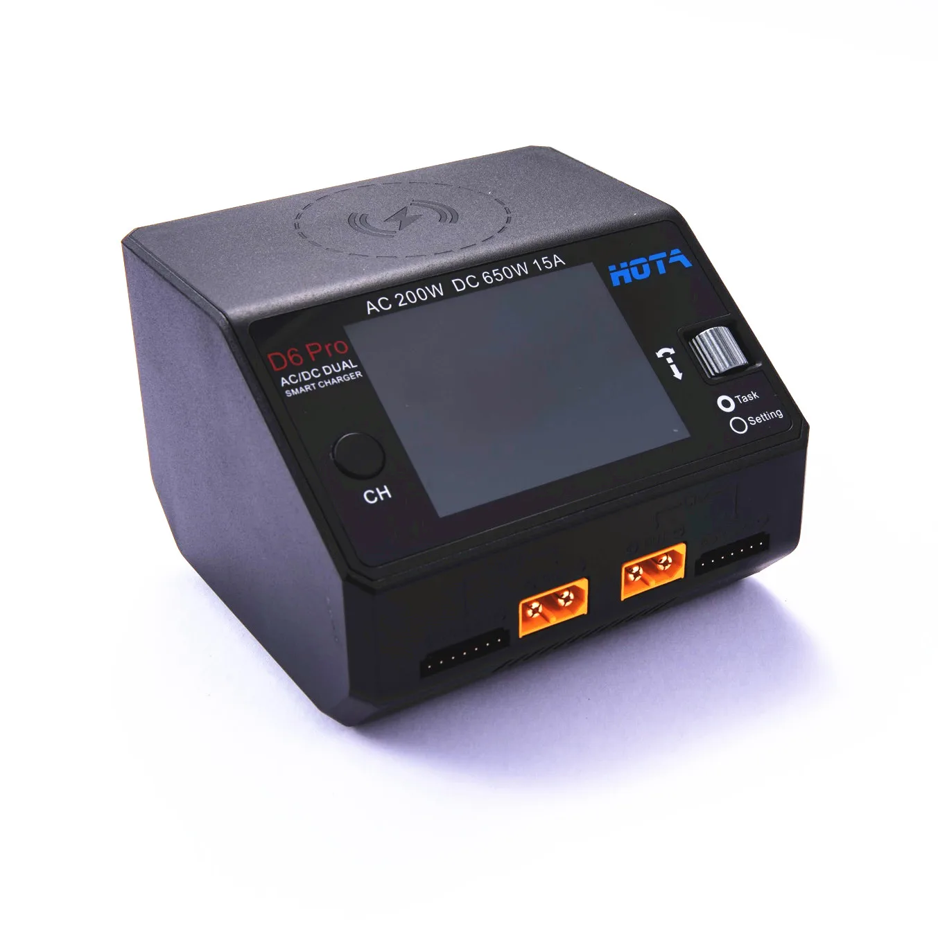 HOTA D6 Pro Gray AC 200W DC 2X325W 2X15A Battery Charger Discharger For NiZn Nicd NiMH
