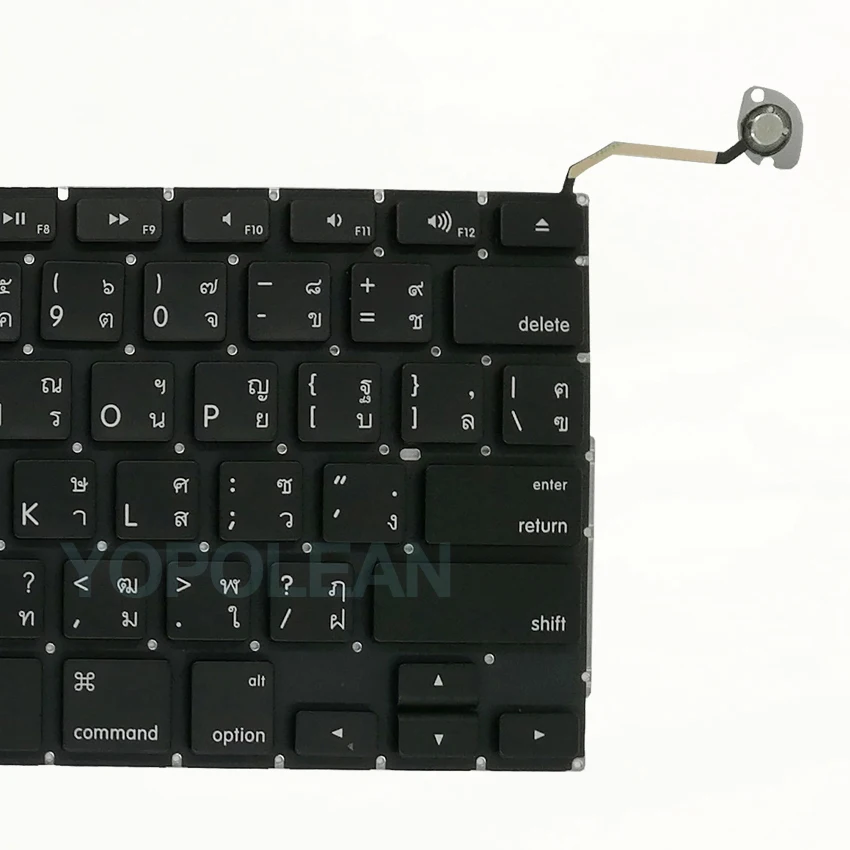3 шт. новая тайская клавиатура + Подсветка для Macbook Pro Unibody 15 &quotA1286 2009 2010 2011 2012