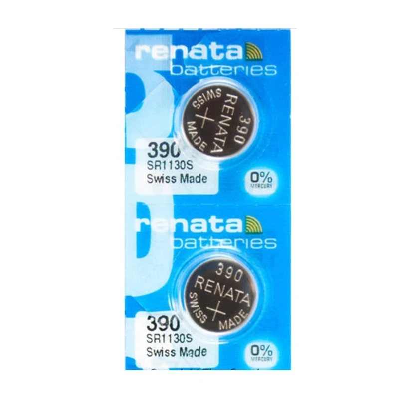 Розничная продажа 2 шт./лот новый бренд Renata длительный срок службы 390 SR1130SW 389 LR54 AG10