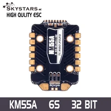Skystars – contrôleur de vitesse électronique pour Drone RC, pour course FPV, KM55 4 en 1 55A ESC DSHOT600/1200 blheli _ 32 3-6S