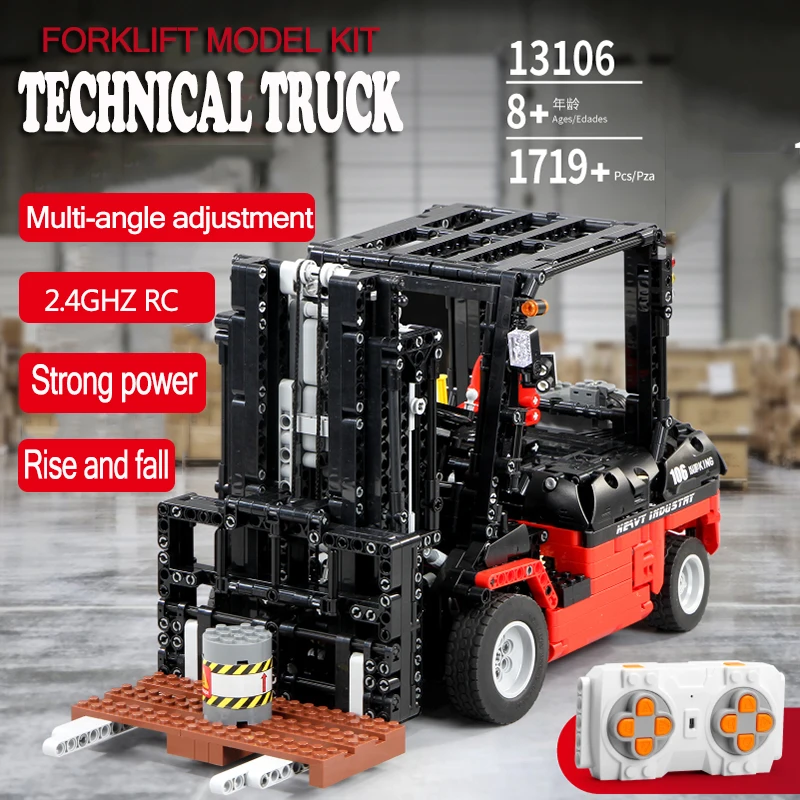 

LegoEDS Technic Car Creator app RC building block 13106 engineering series forklift model kit educational bricks Christmas toys