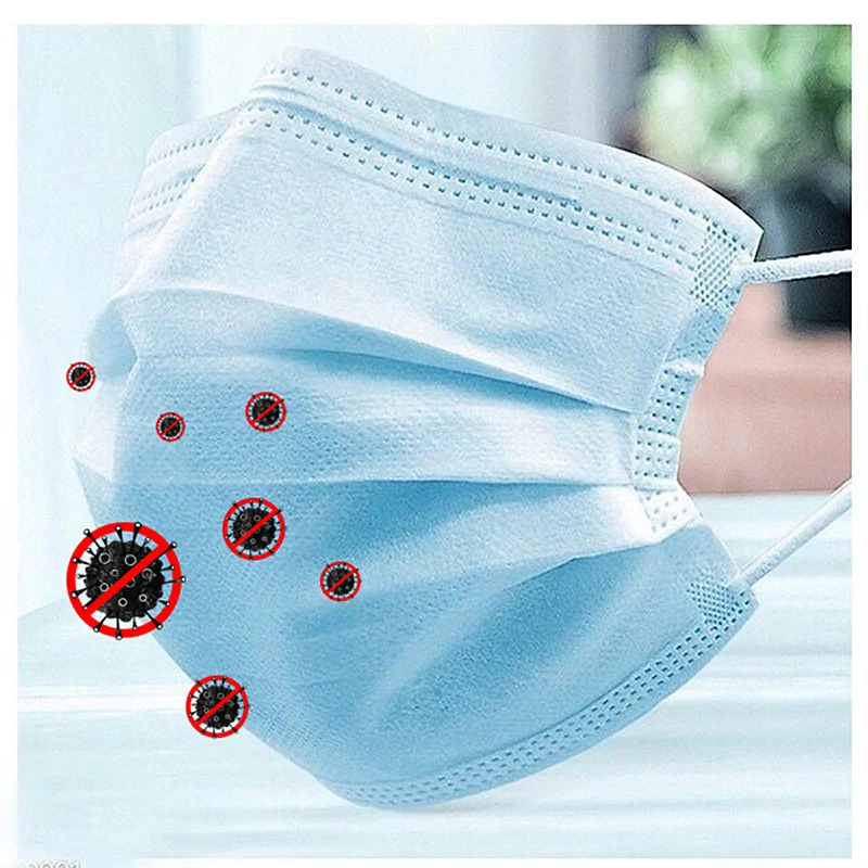 

30pcs Respirator Dustproof Face Mask Unisex Facial Protective Cover Masks Disposable Surgical Mouth-muffle kn95 n95 coronavirus