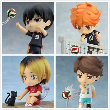 

10cm Japan Anime Haikyuu!! Hinata Shoyo Kageyama Tobio Oikawa Tooru Kozume Kenma Movable and Changeable Face Action Figure Toys
