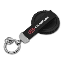 Автомобильный брелок кожаный держатель для ключей для KIA ceed cerato sorento sportage 2011 optima rio 3 rio 4 брелок для ключей из сплава