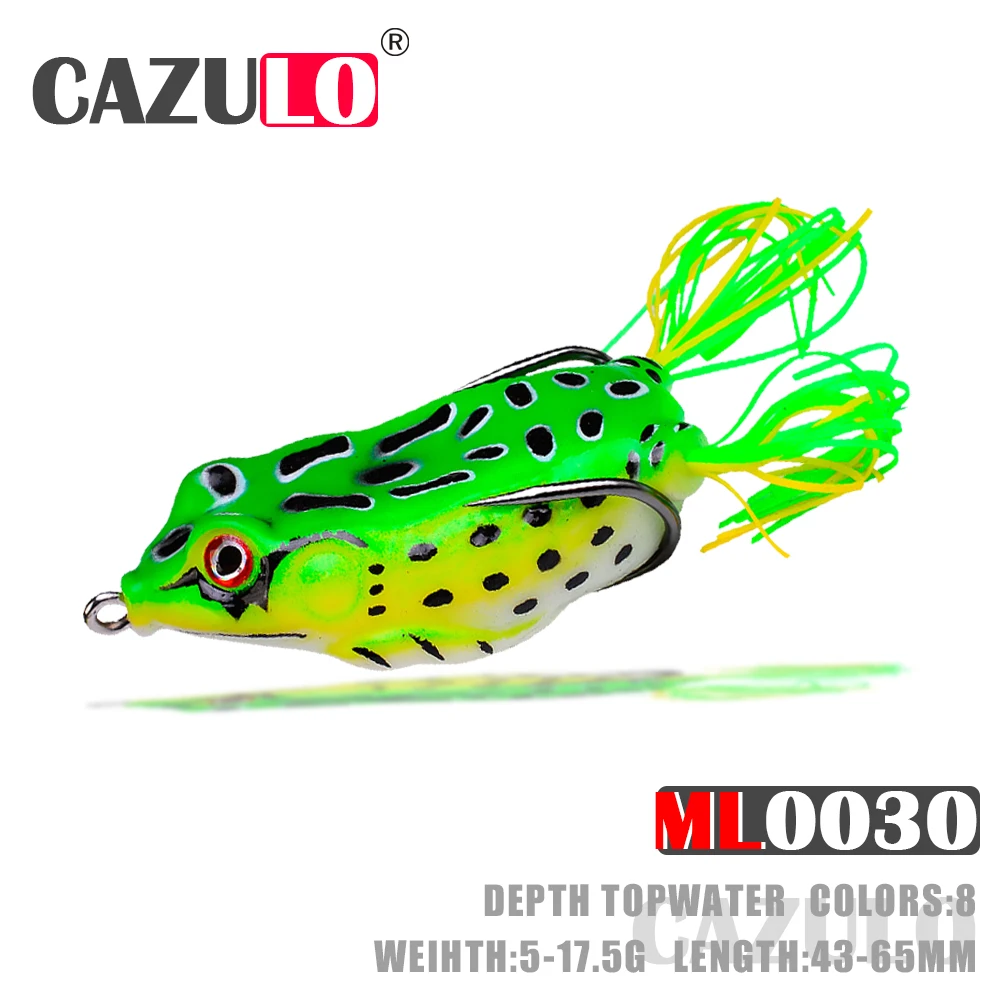 

Frog Fishing Accessories Lure Weights 5-17.5g Bass Topwater Isca Artificial Silicone Baits Articulos De Pesca Pike Leurre Souple