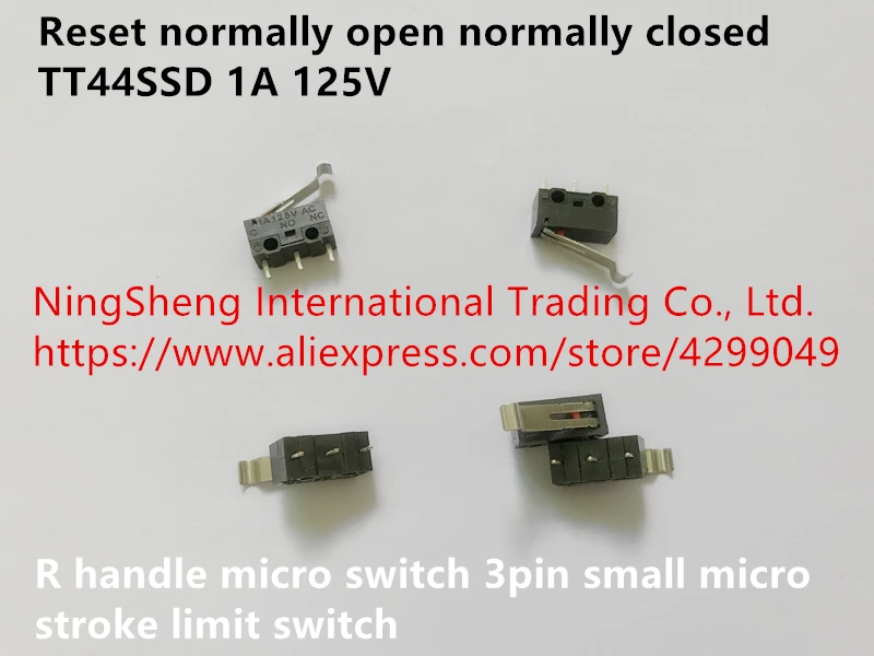 Оригинальный новый 100% R Ручка Микро Переключатель 3pin маленький микро ход